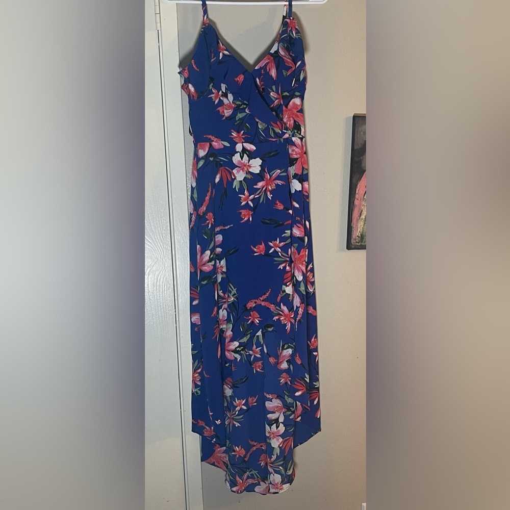 Floral High Low Ruffle Dress - Picture 6 of 8